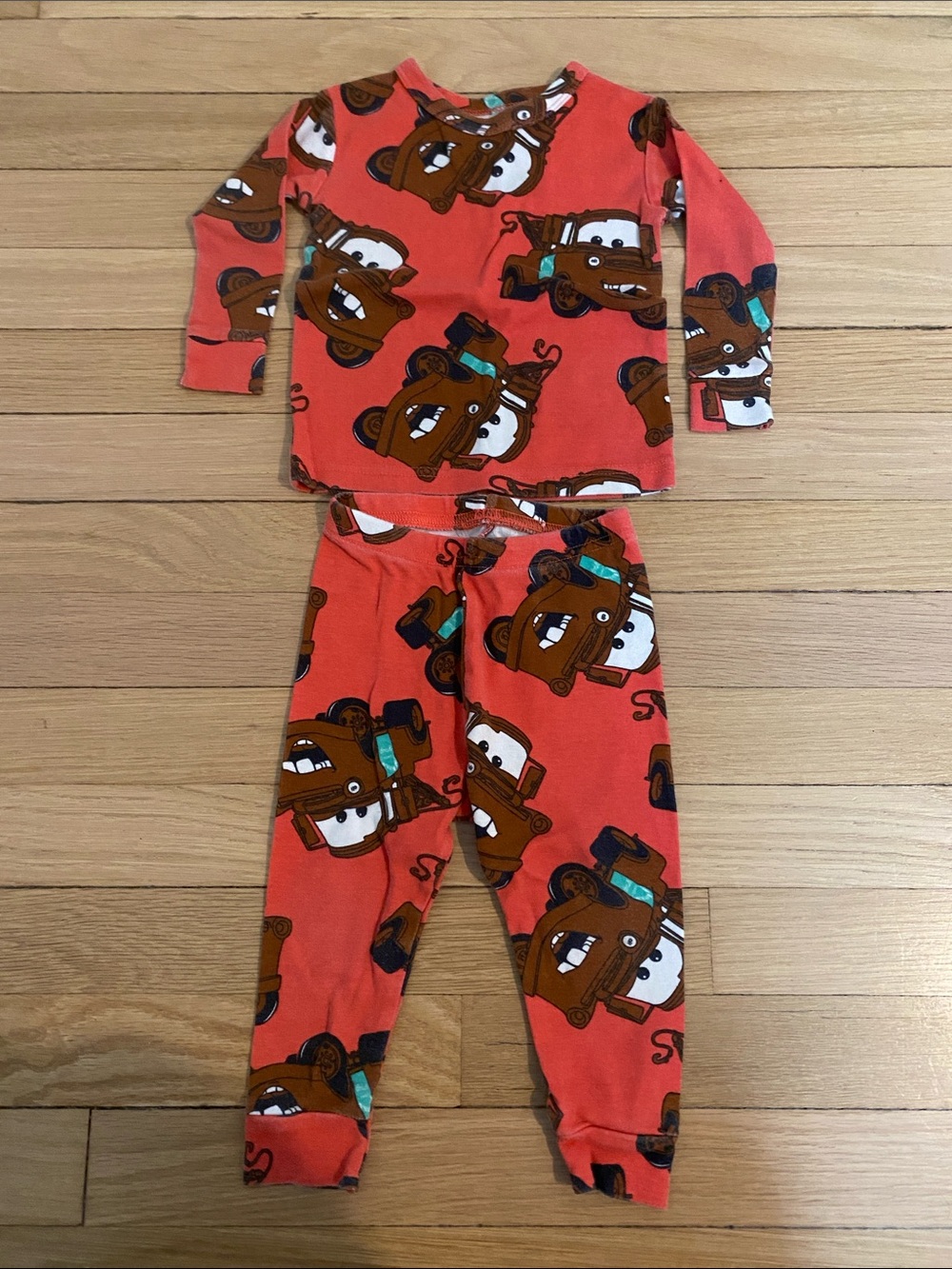 GAP Kids' Red Tow Mater Print Pajama Set